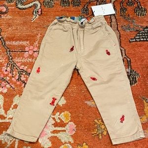 PAUL SMITH BABY Skylar Chinos with embroidered robots
